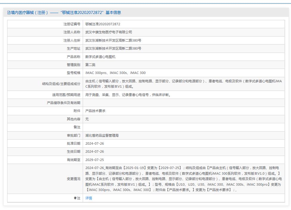 中旗心电图机iMAC300 中旗心电图机iMAC300