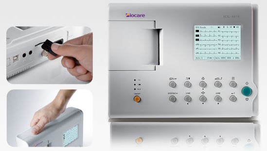 深圳邦健数字式十二道心电图机ECG-1210