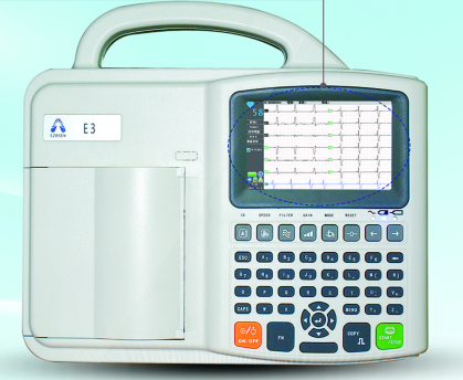 E3三道数字式心电图机
